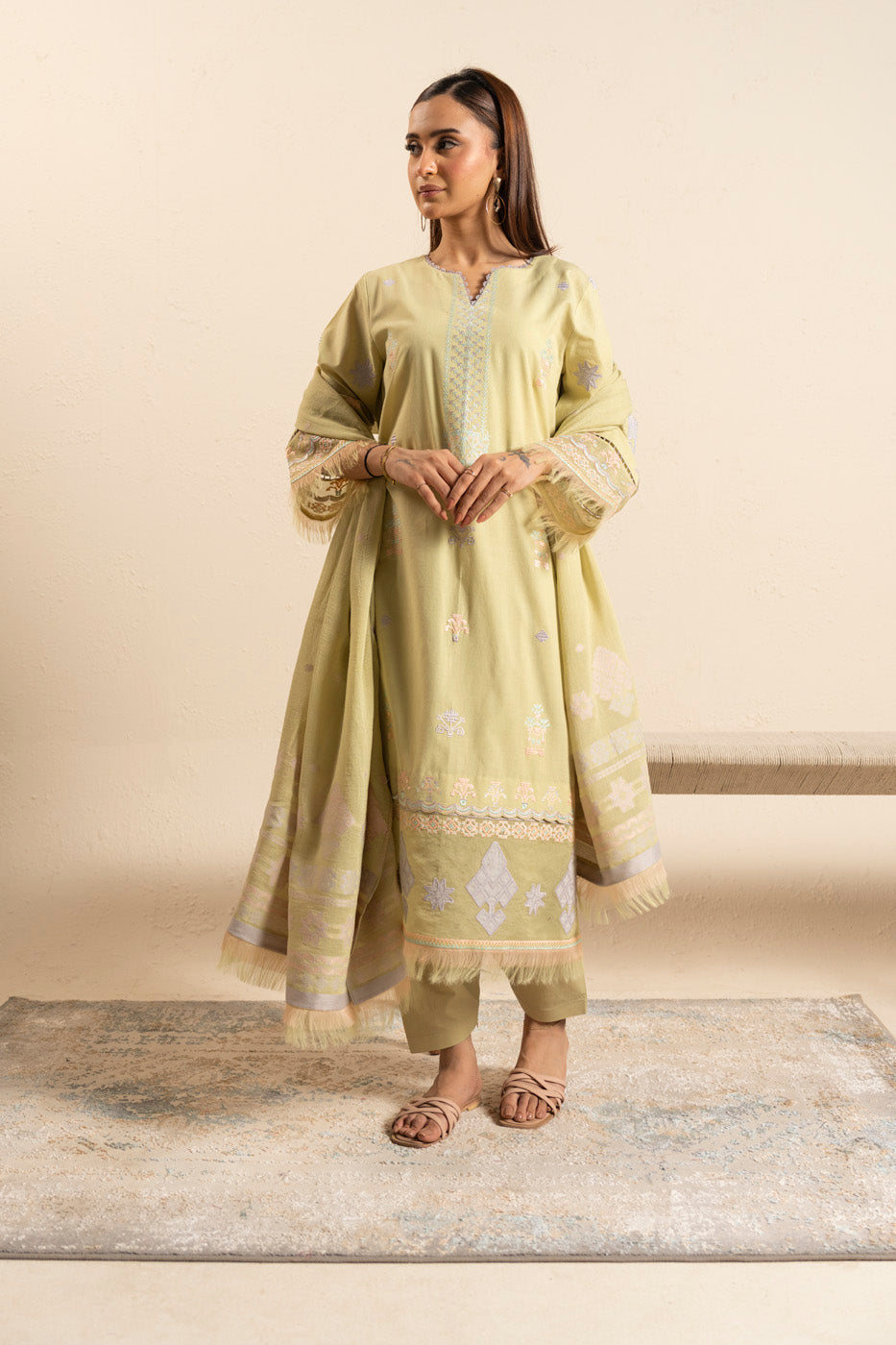 RTS | SHIRT, TROUSER & DUPATTA