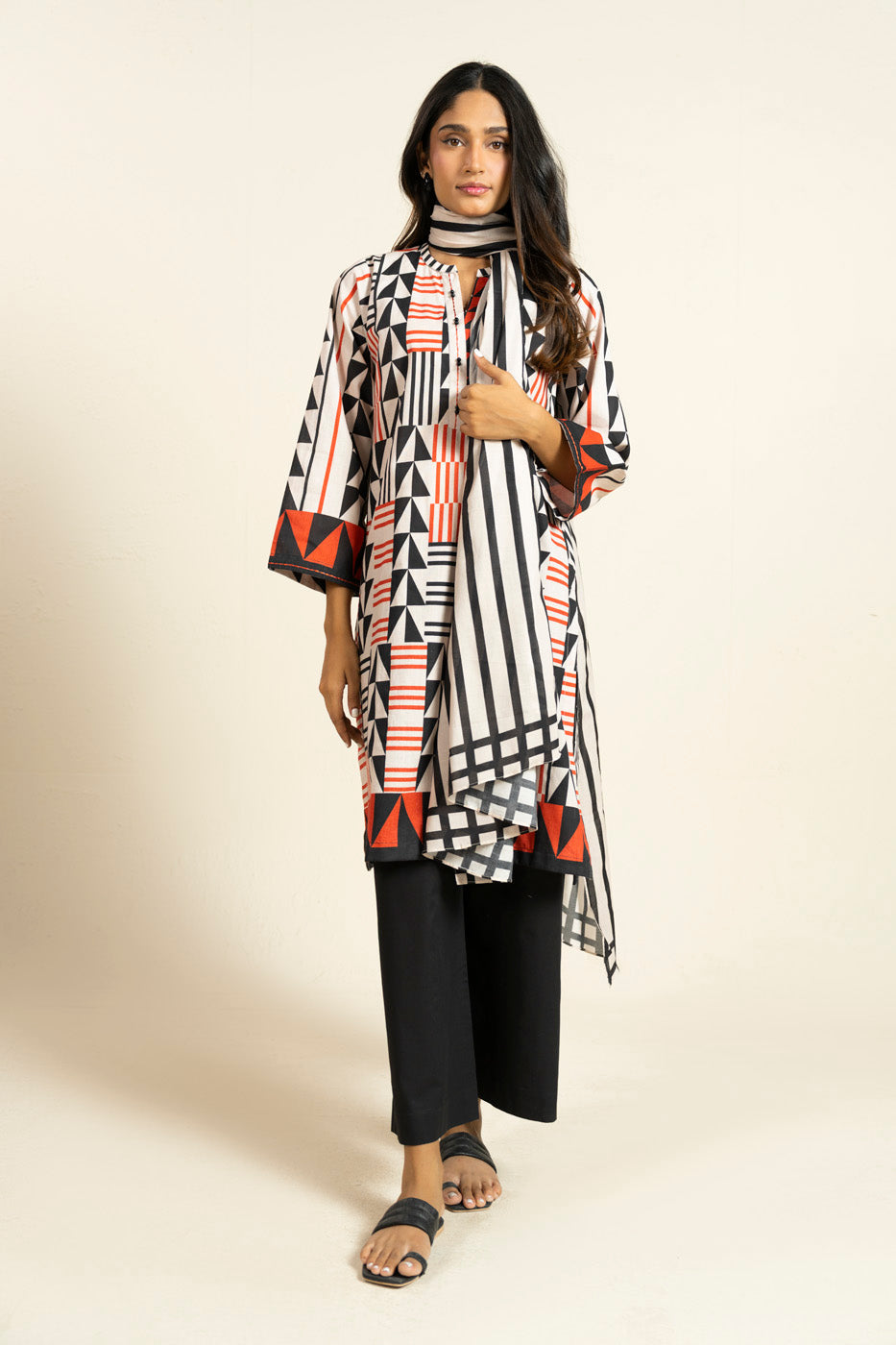 RTW | SHIRT, CULOTTE & DUPATTA