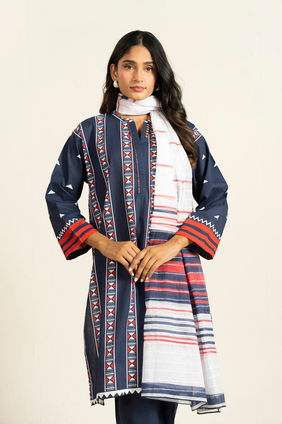 RTW | SHIRT, CULOTTE & DUPATTA