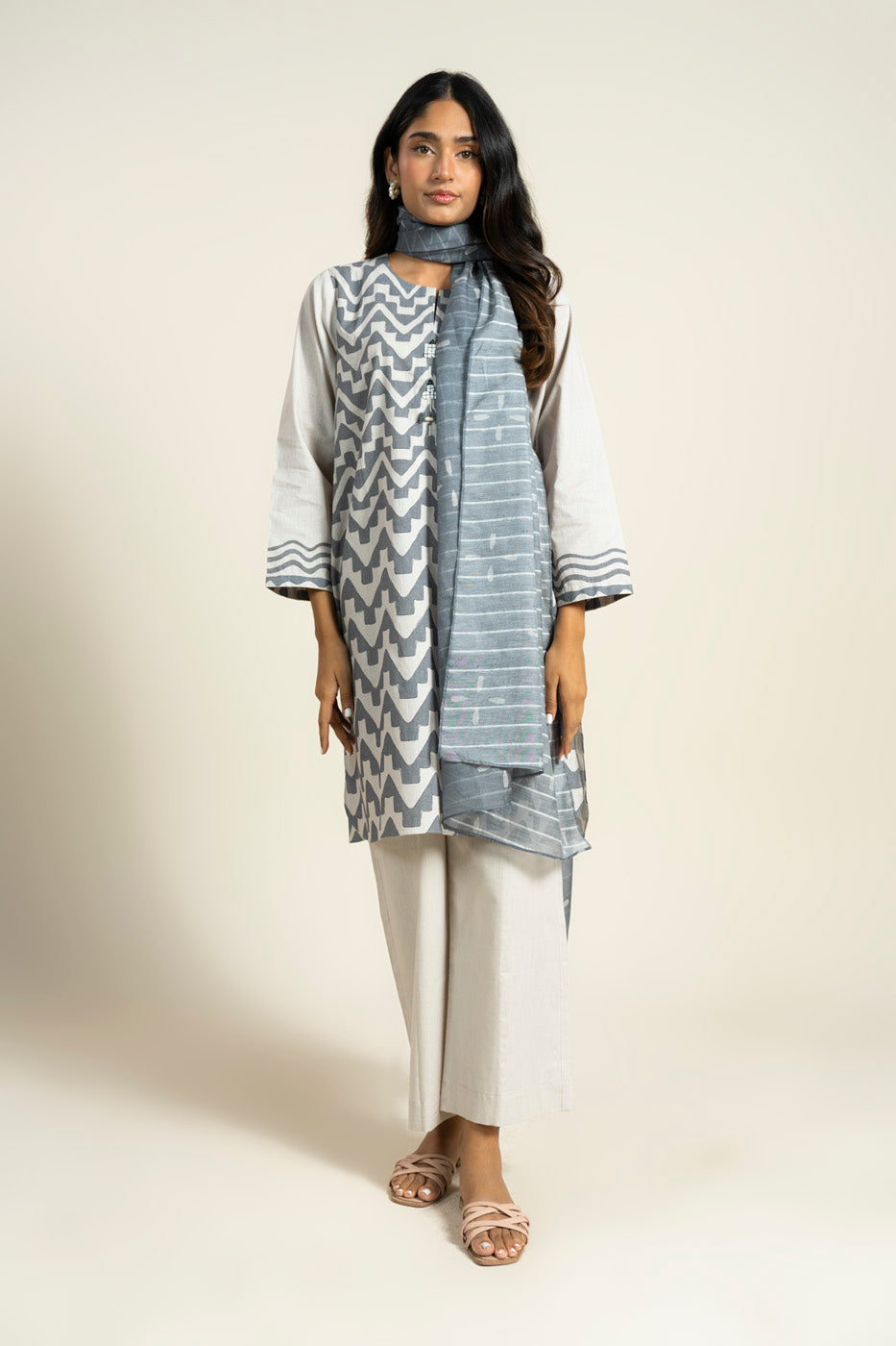 RTW | SHIRT, CULOTTE & DUPATTA