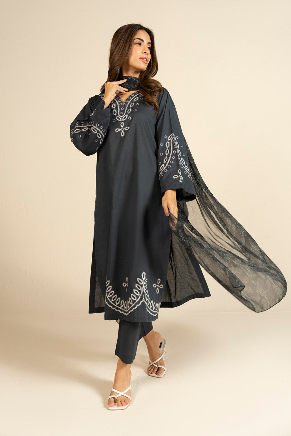 RTW | SHIRT, TROUSER & DUPATTA