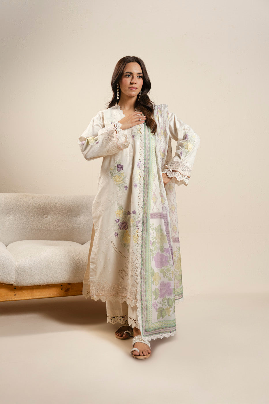 RTW | SHIRT, TROUSER & DUPATTA