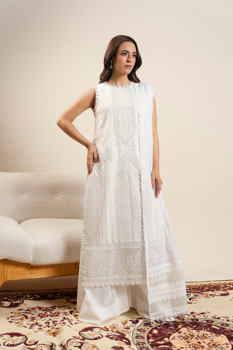 RTW | SHIRT, TROUSER & DUPATTA