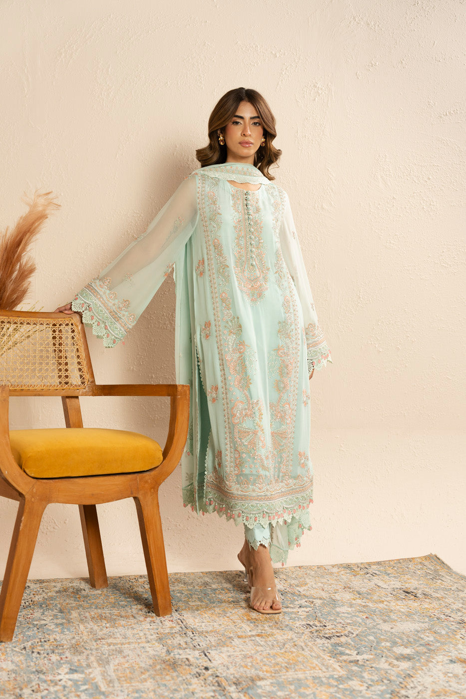 RTS | SHIRT, LINING, TROUSER & DUPATTA