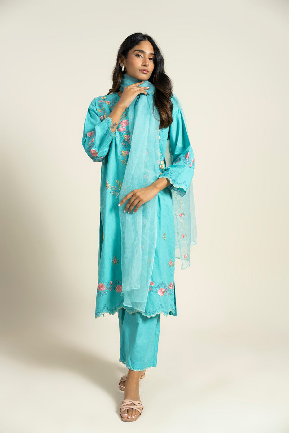 RTW | SHIRT, CULOTTE & DUPATTA