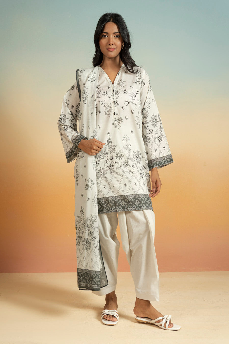 RTS | SHIRT, TROUSER & DUPATTA