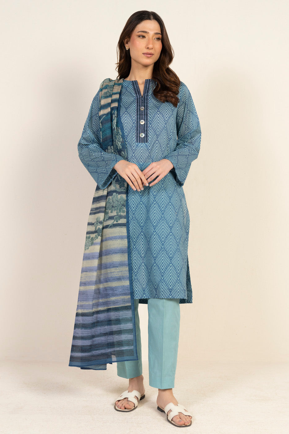 RTS | SHIRT, TROUSER & DUPATTA