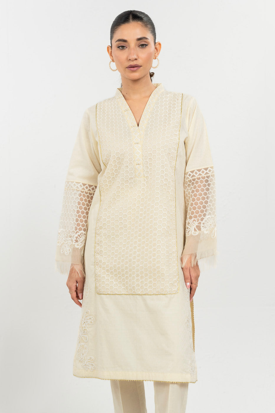 Stitched - Embroidered Yarn Dyed Outfit