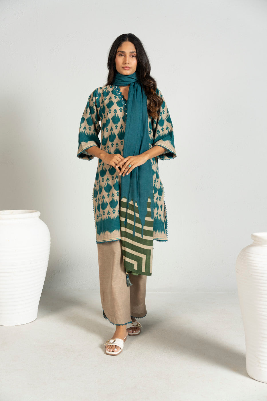 RTS | SHIRT, TROUSER & SHAWL