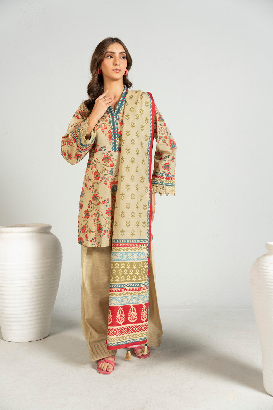 RTS | SHIRT, TROUSER & DUPATTA