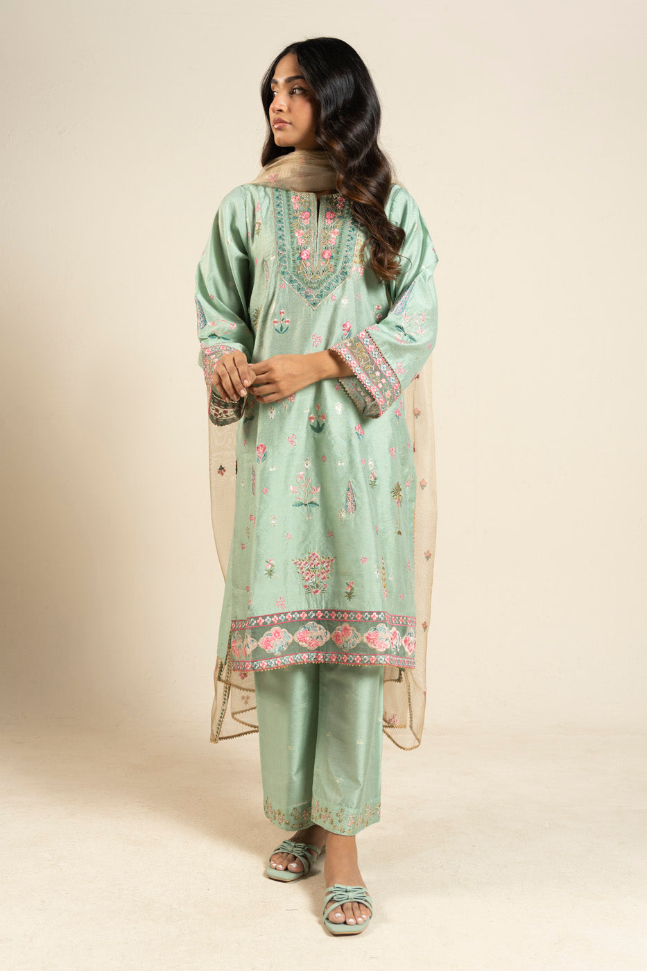 RTW | SHIRT, CULOTTE & DUPATTA