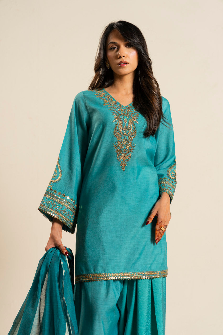 RTW | SHIRT, TROUSER & DUPATTA