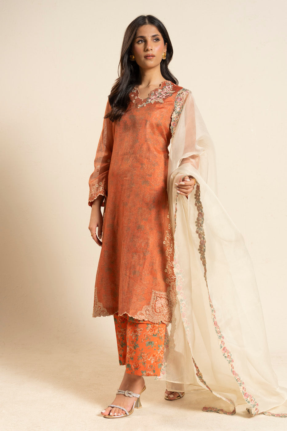 RTW | SHIRT, TROUSER & DUPATTA