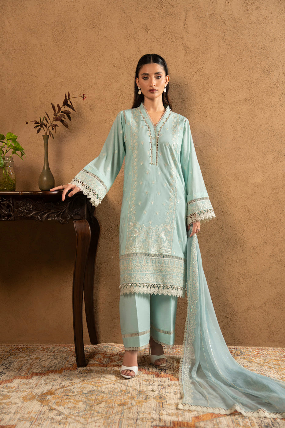 RTS | SHIRT, TROUSER & DUPATTA