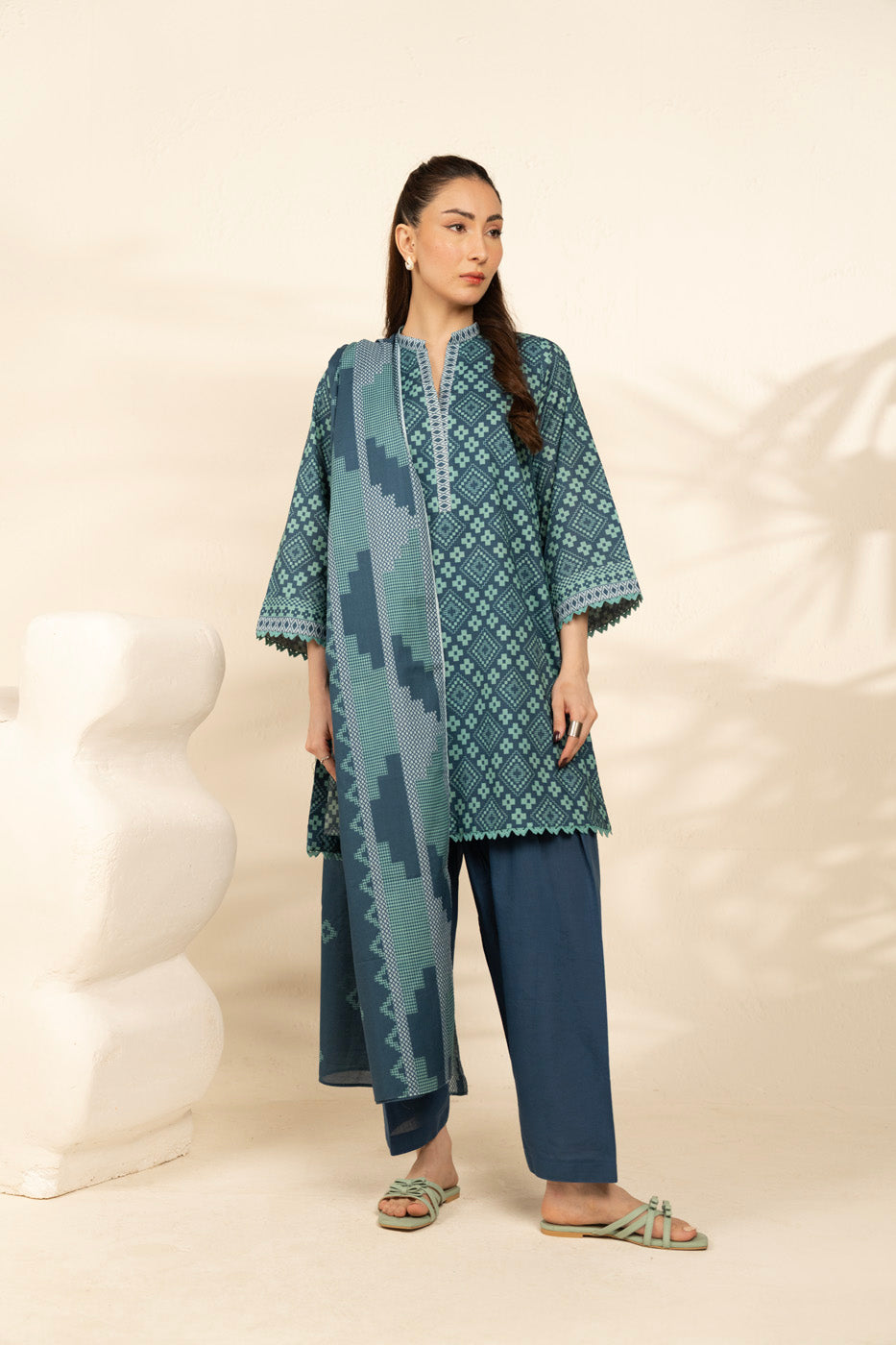 RTS | SHIRT, TROUSER & DUPATTA