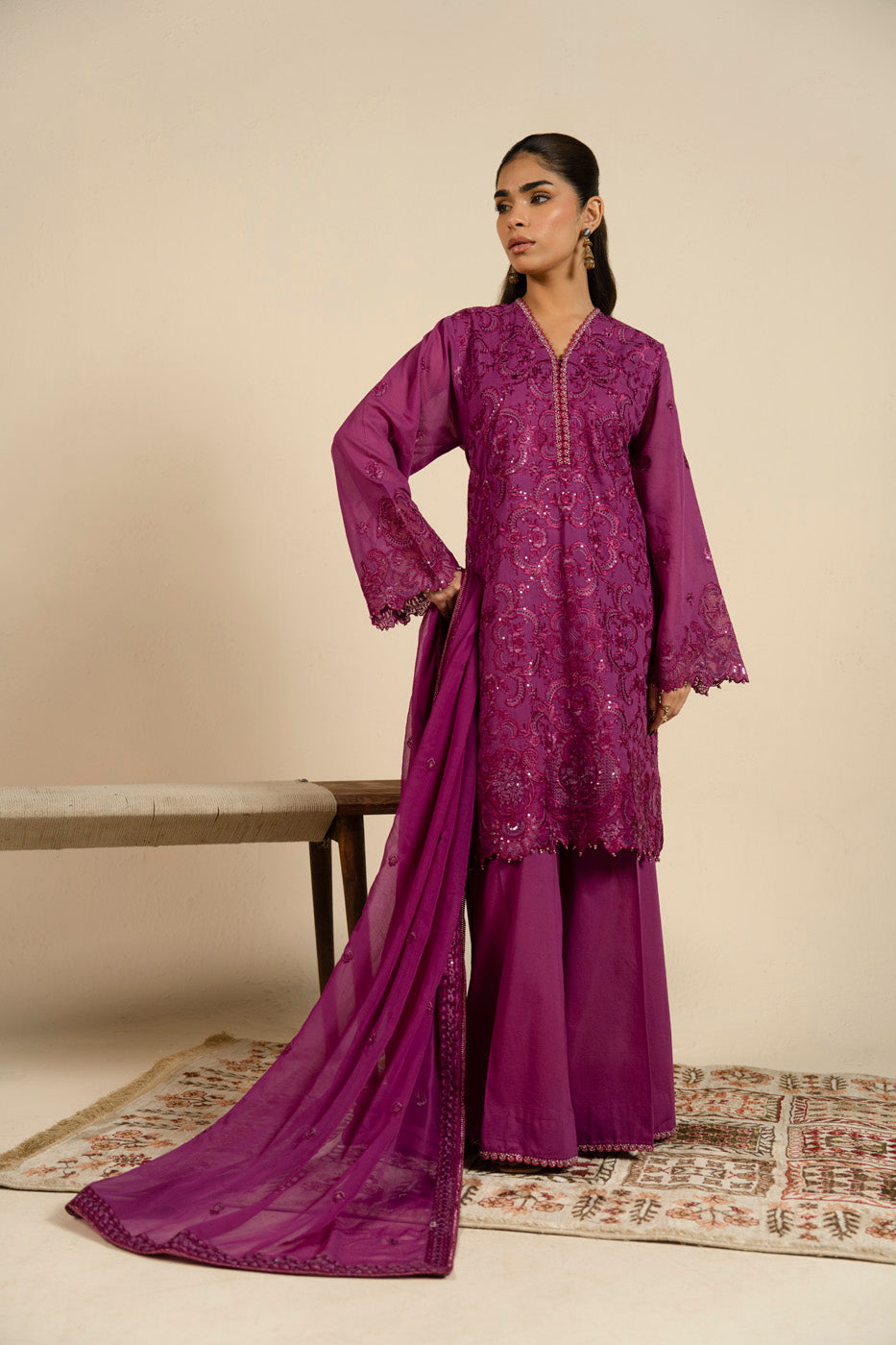 RTS | SHIRT, TOUSER & DUPATTA