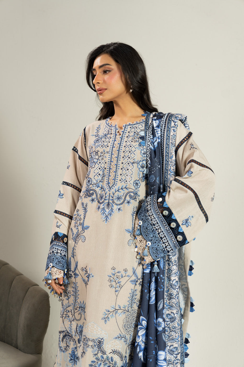RTS | SHIRT, TROUSER & DUPATTA