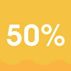 50% OFF