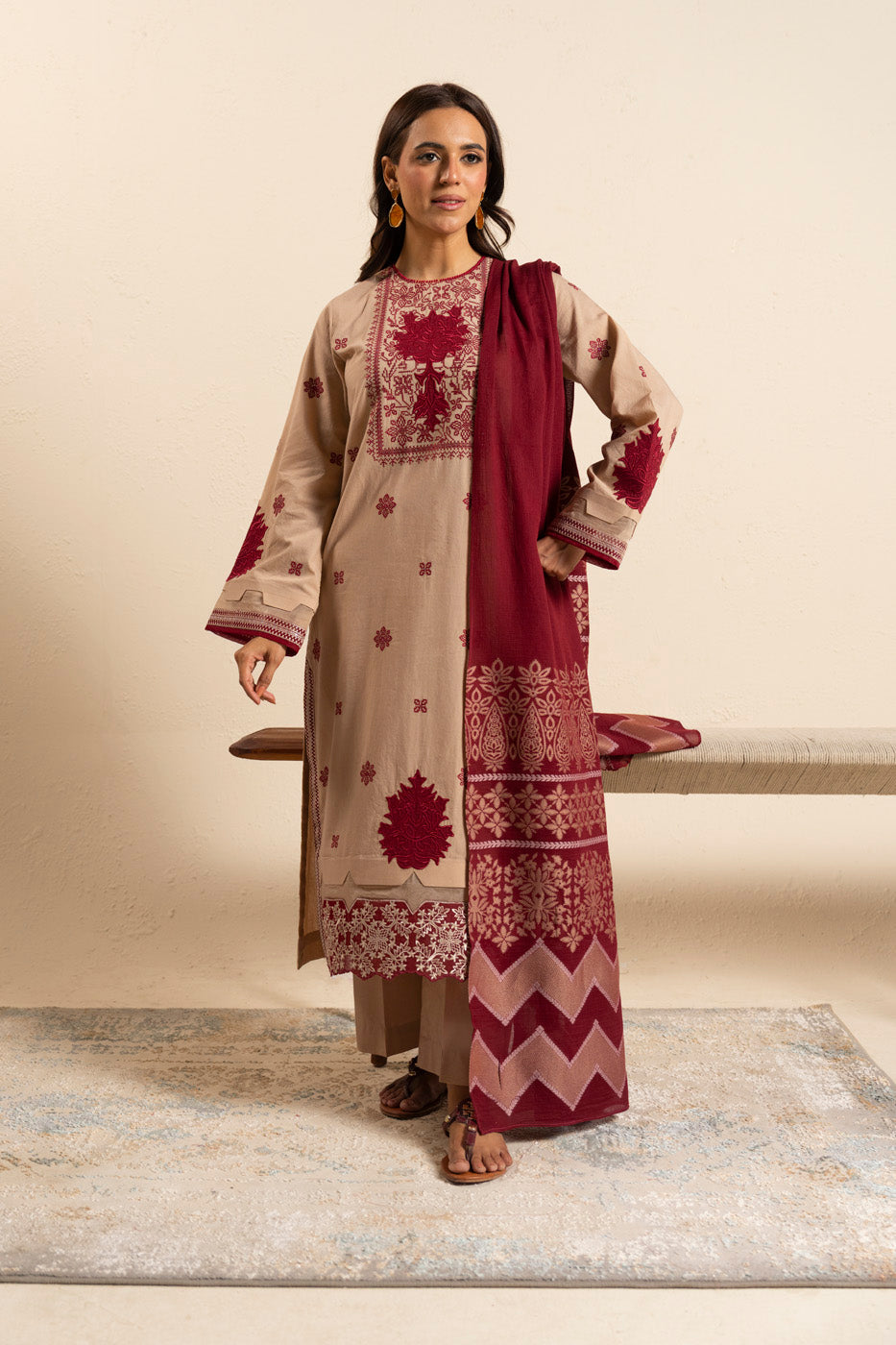 RTS  | SHIRT, TROUSER & DUPATTA