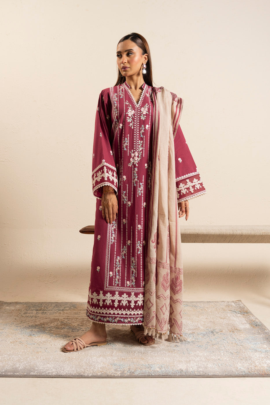 RTS  | SHIRT, TROUSER & DUPATTA