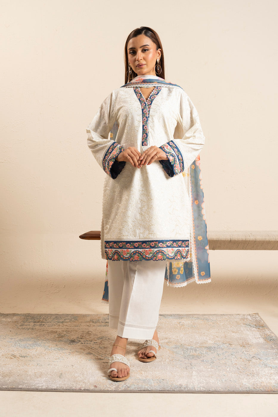 RTS  | SHIRT, TROUSER & DUPATTA