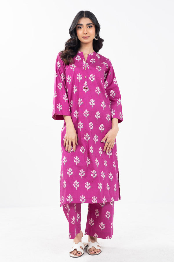 Stitched - 2 Pc Printed Cambric Outfit