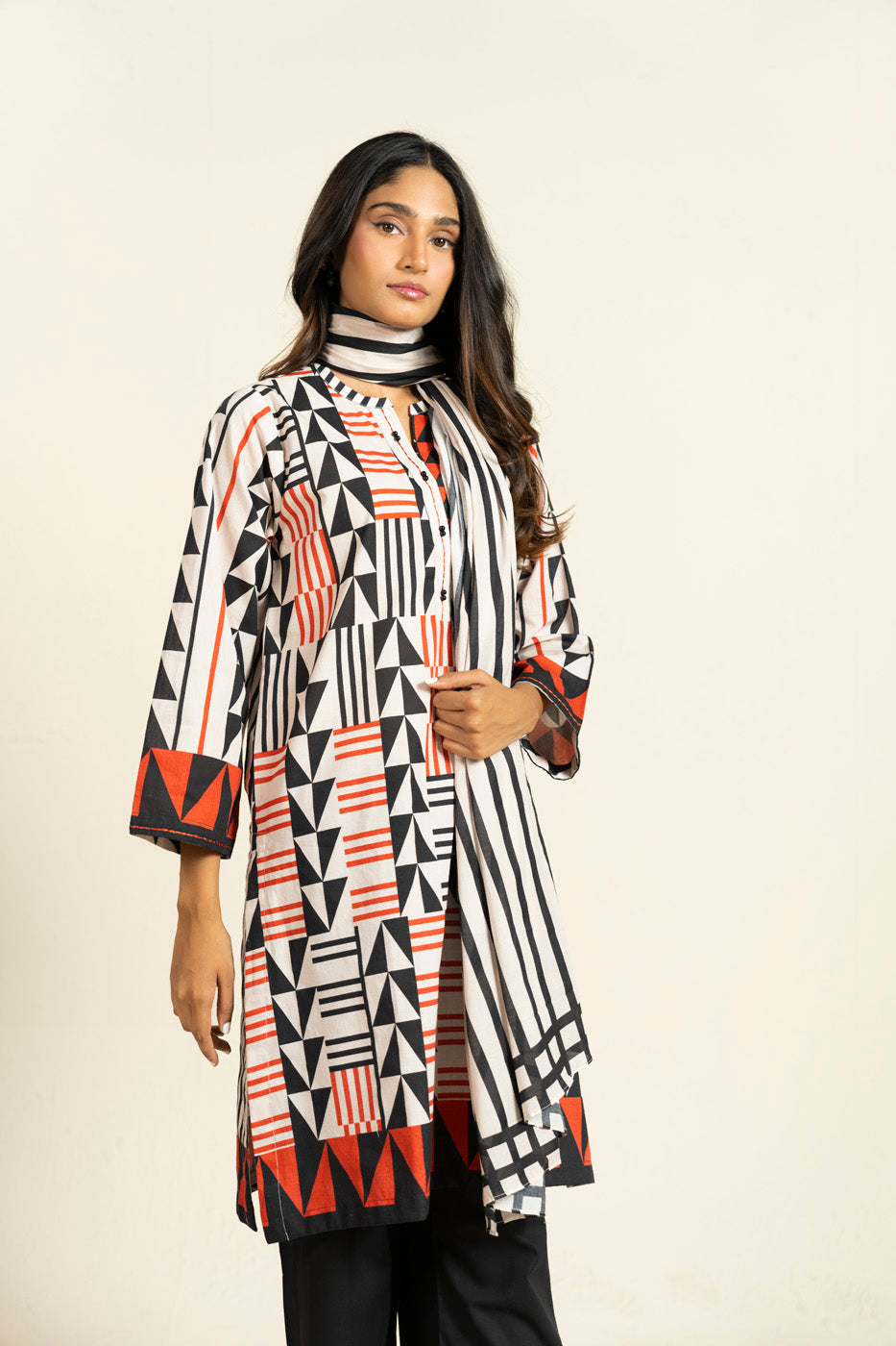 RTW | SHIRT, CULOTTE & DUPATTA