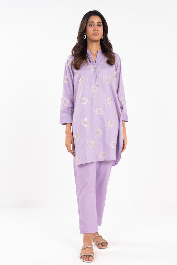 Stitched - Embroidered Dobby Kurta