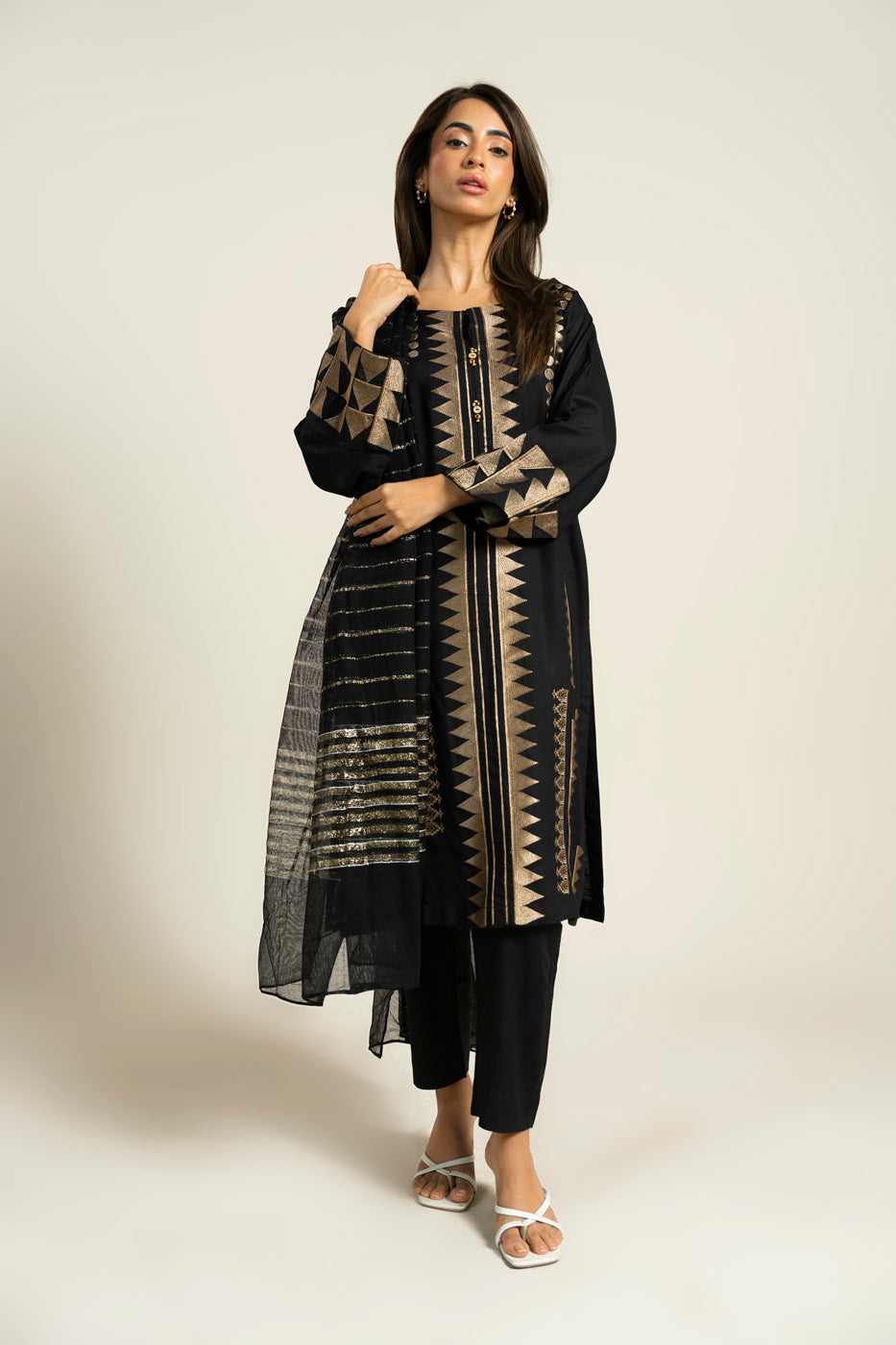 RTW | SHIRT, TROUSER & DUPATTA