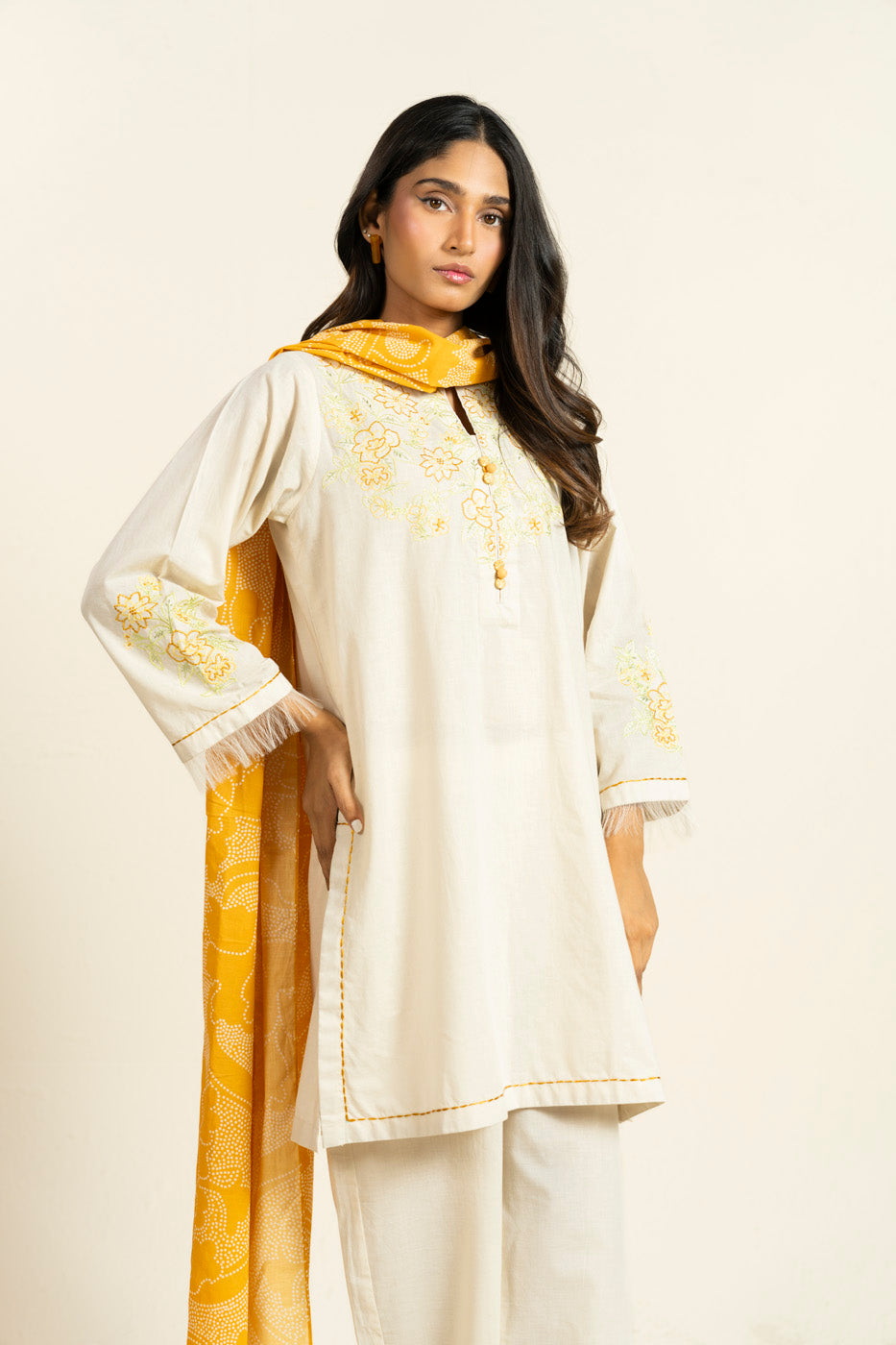 RTW | SHIRT, CULOTTE & DUPATTA