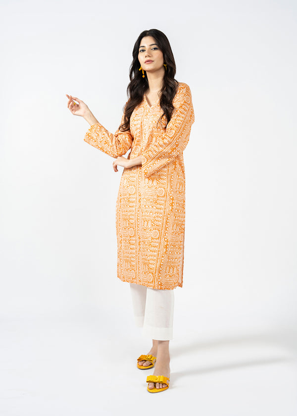 Printed Lawn Kurti