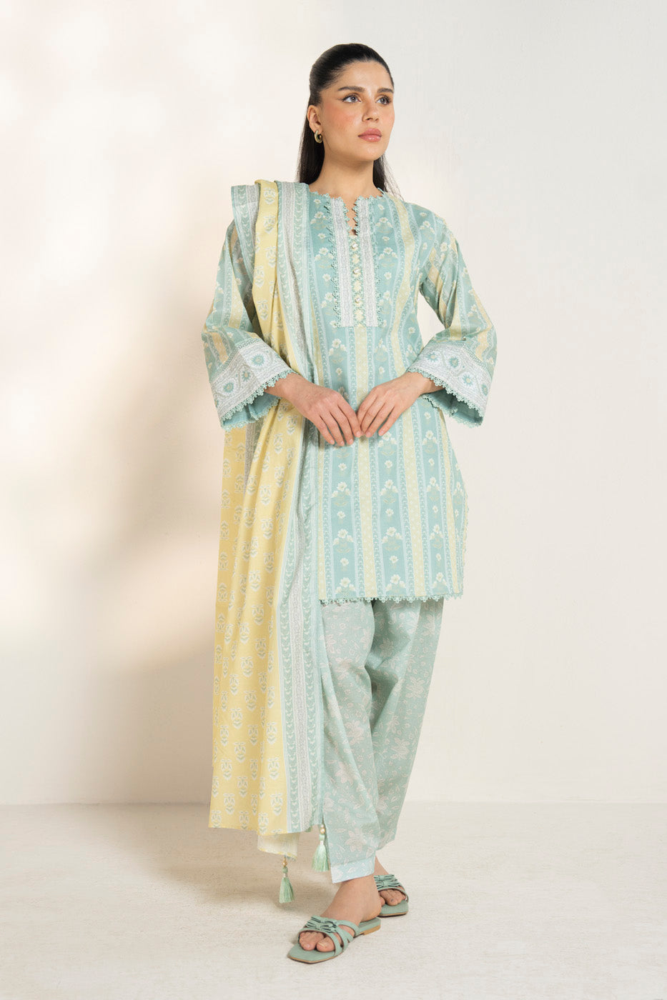 RTS | SHIRT, TROUSER & DUPATTA