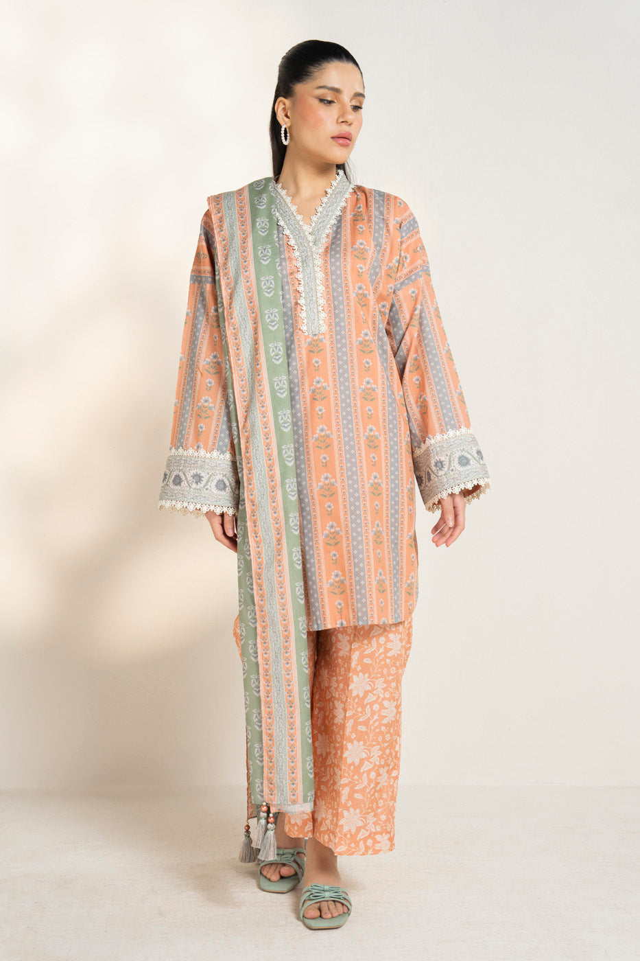RTS | SHIRT, TROUSER & DUPATTA