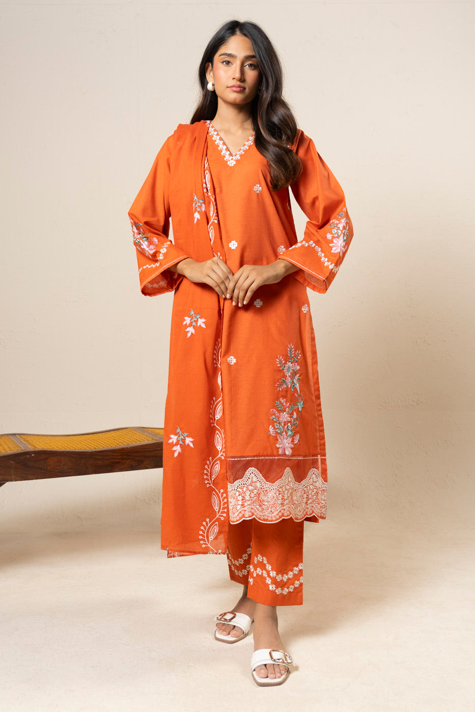 RTW | SHIRT, TROUSER & DUPATTA