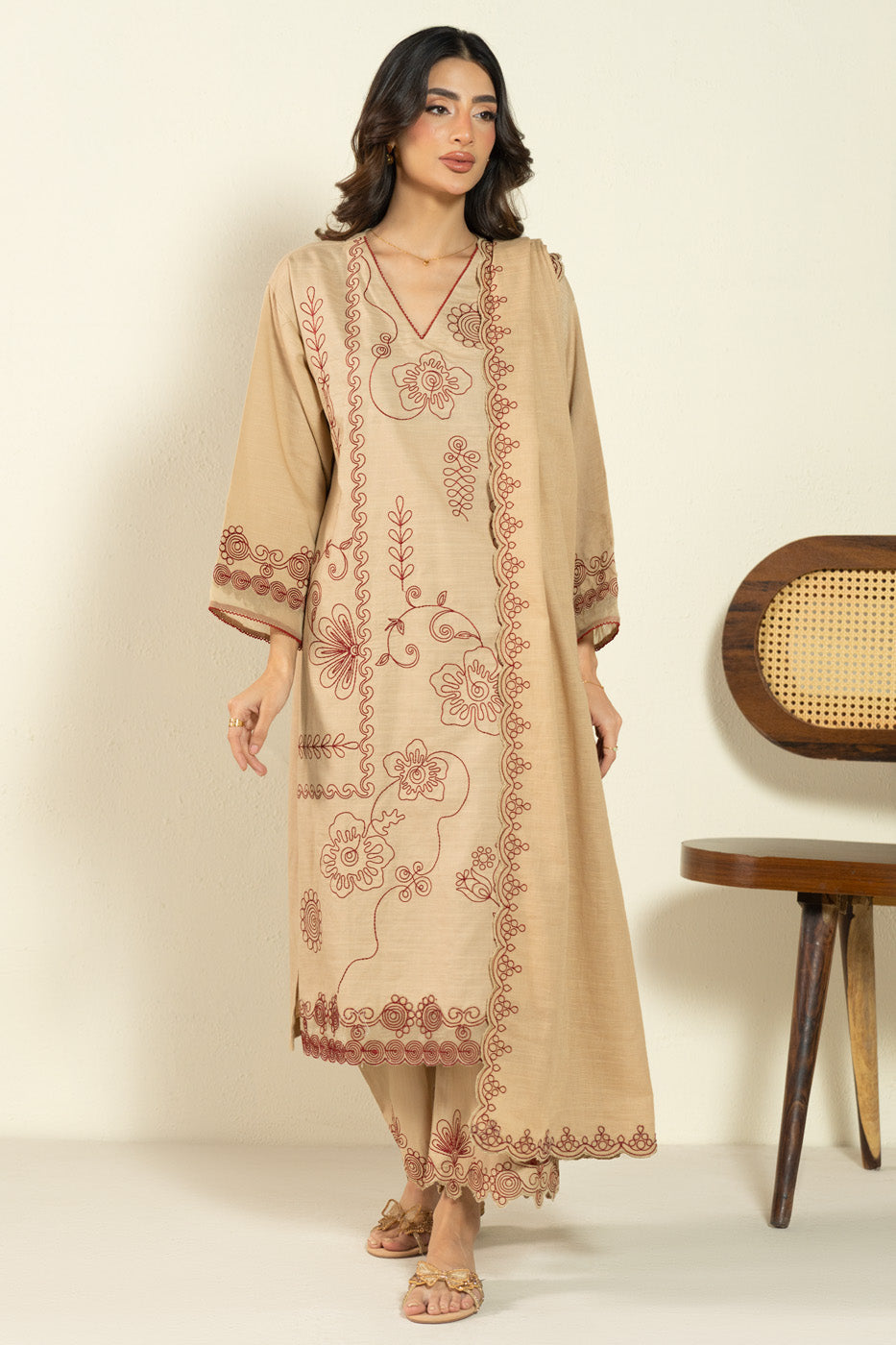 RTW | SHIRT, TROUSER & DUPATTA