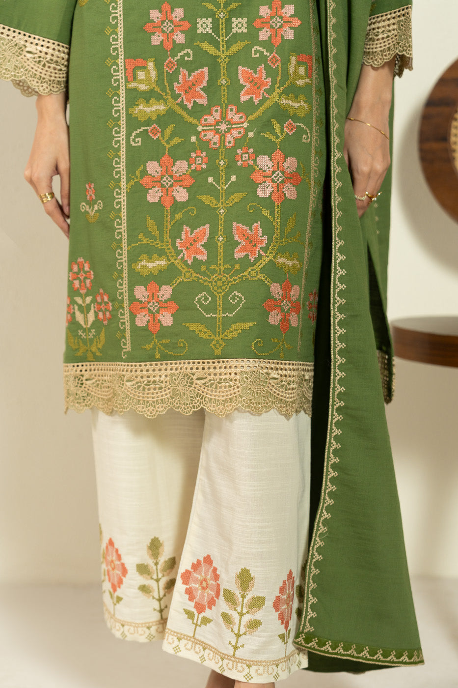 RTW | SHIRT, TROUSER & DUPATTA
