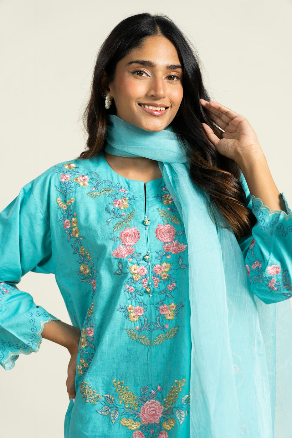 RTW | SHIRT, CULOTTE & DUPATTA