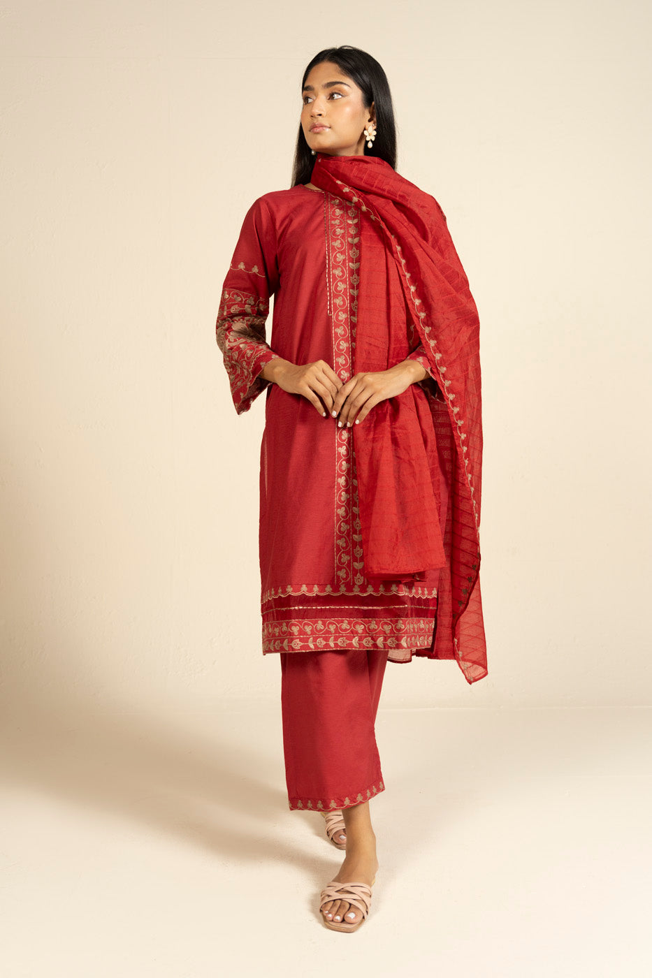 RTW | SHIRT, CULOTTE & DUPATTA