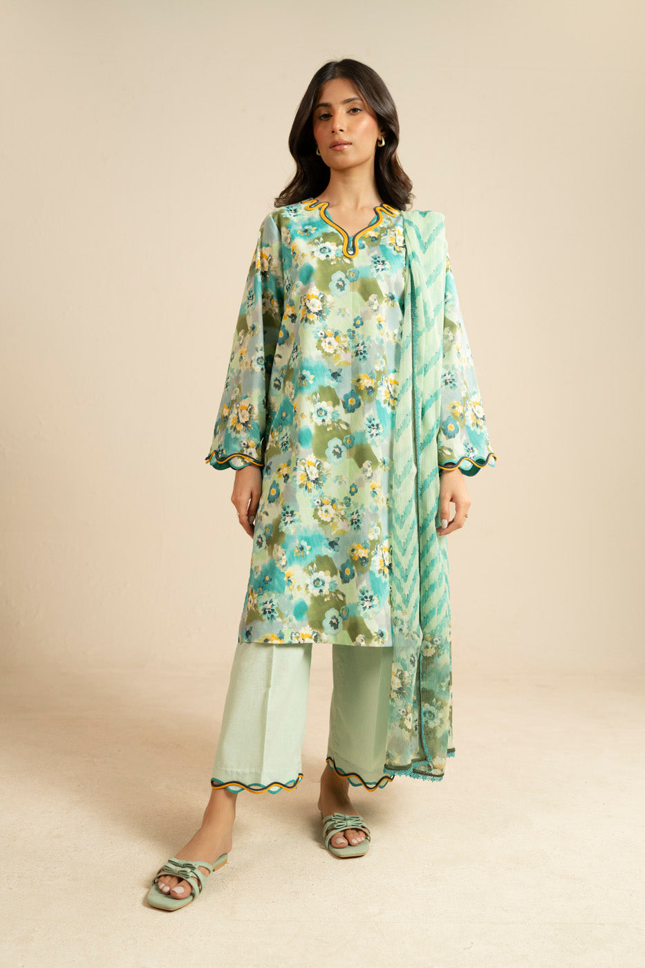 RTS | SHIRT, TROUSER & DUPATTA