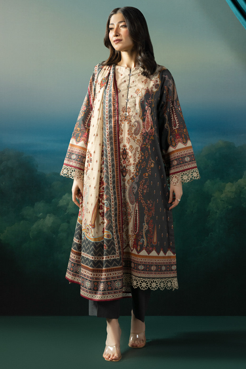 RTS | SHIRT, TROUSER & DUPATTA