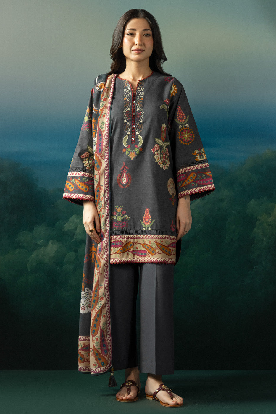 RTS | SHIRT, TROUSER & SHAWL