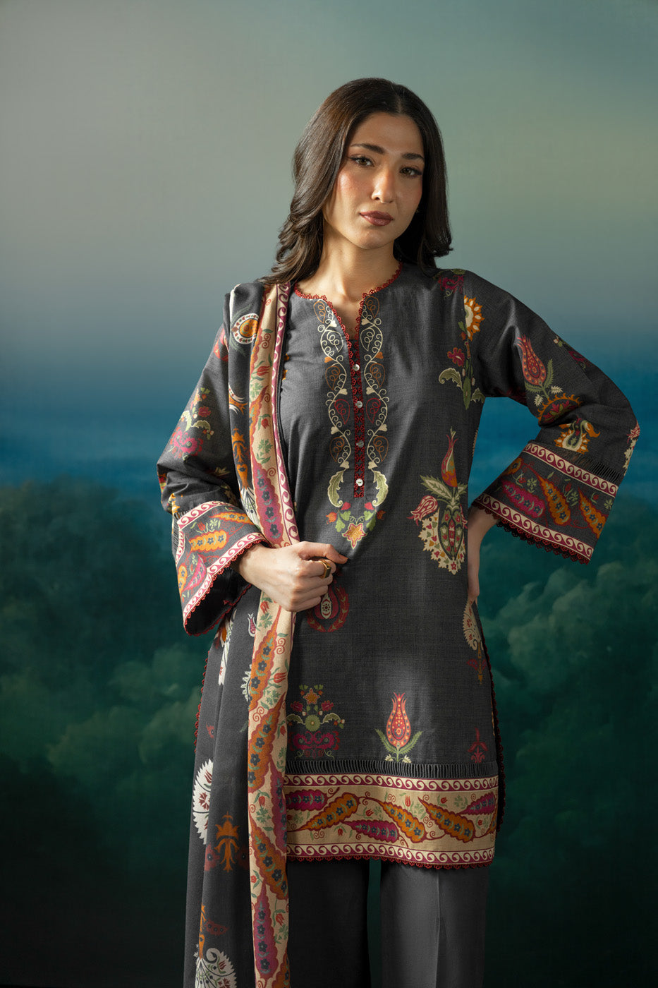 RTS | SHIRT, TROUSER & SHAWL