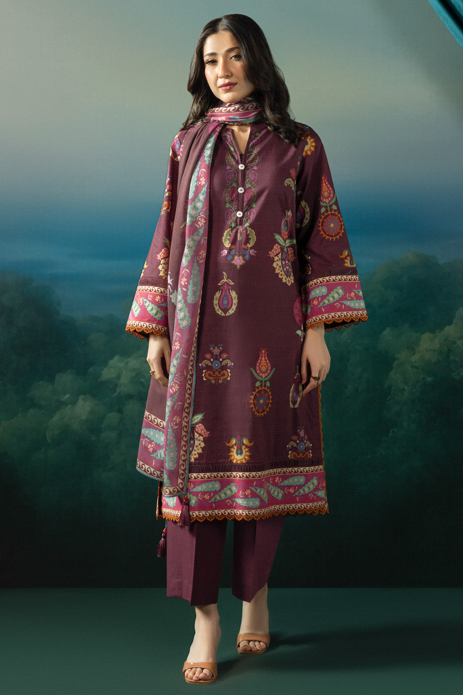 RTS | SHIRT, TROUSER & SHAWL