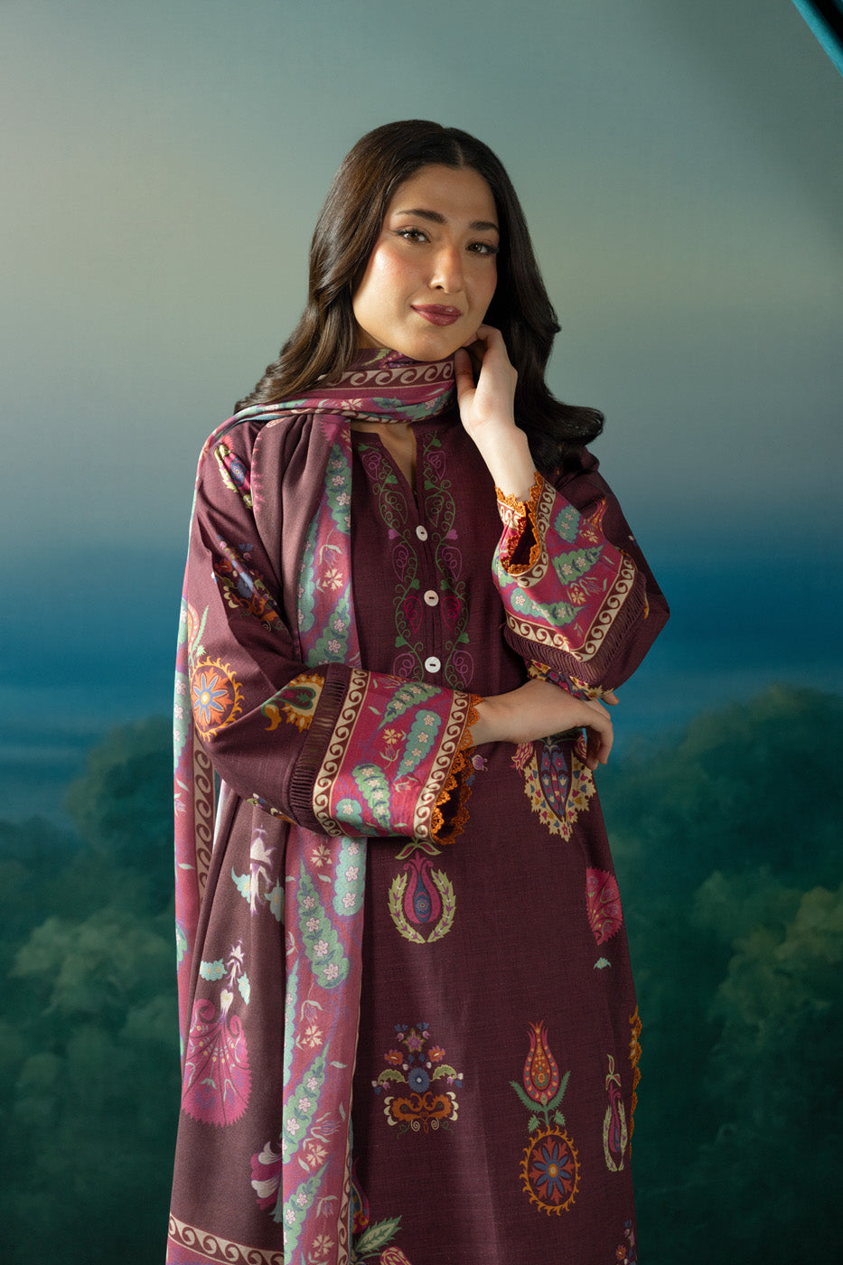 RTS | SHIRT, TROUSER & SHAWL