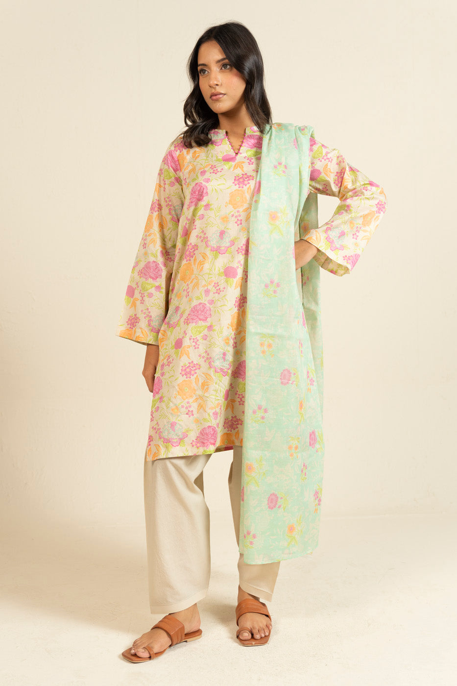 RTS  | SHIRT, TROUSER & DUPATTA