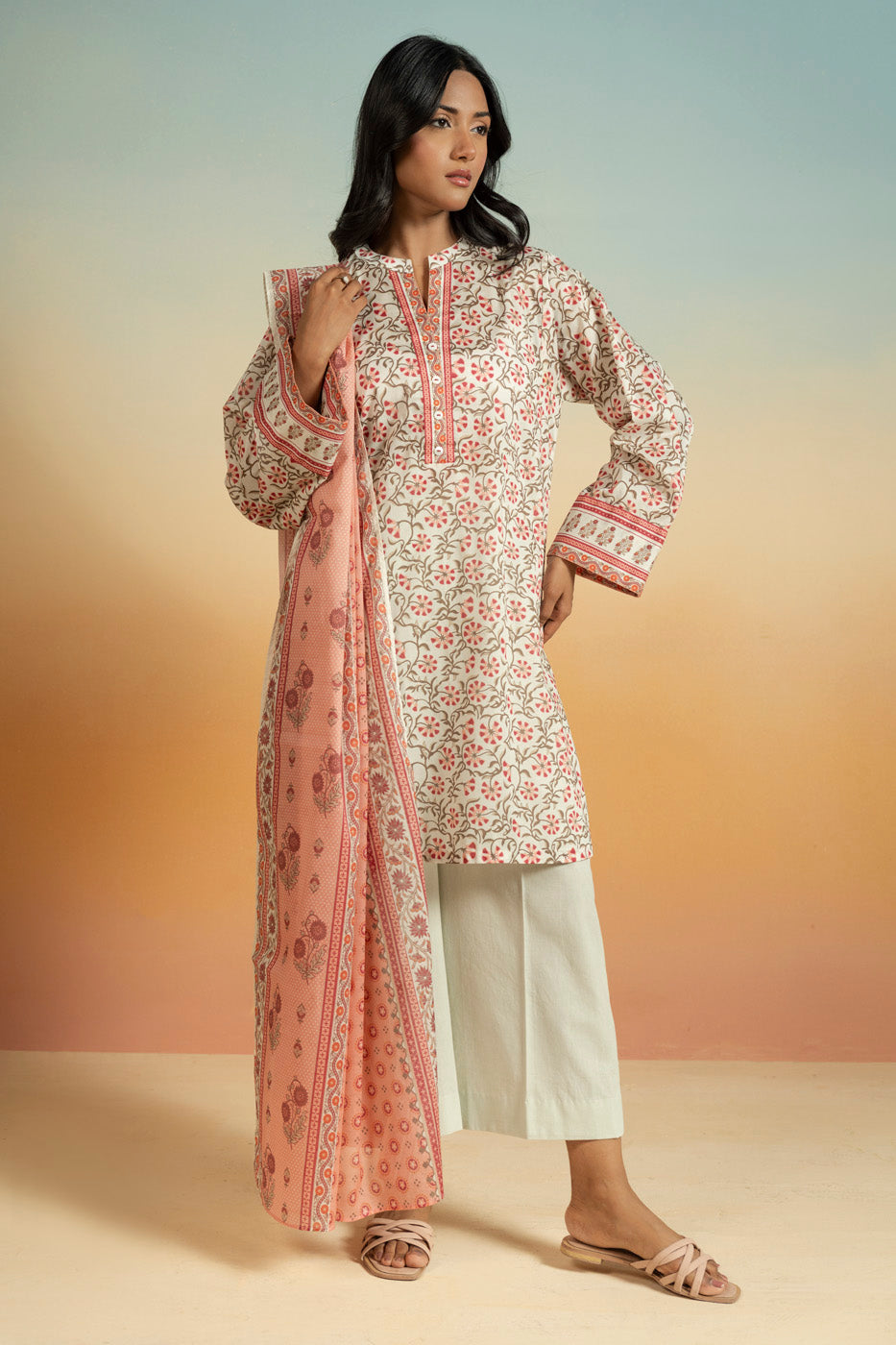 RTS  | SHIRT, TROUSER & DUPATTA