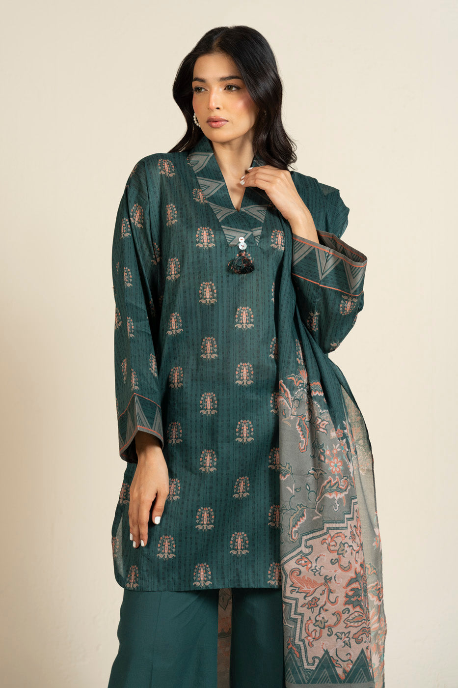 RTS  | SHIRT, TROUSER & DUPATTA