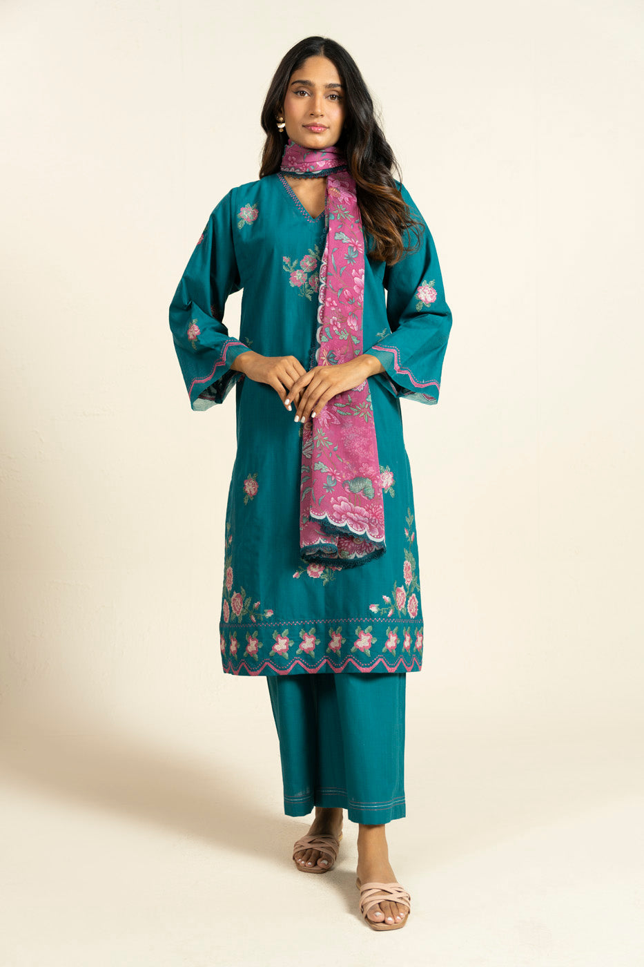 RTW | SHIRT, CULOTTE & DUPATTA