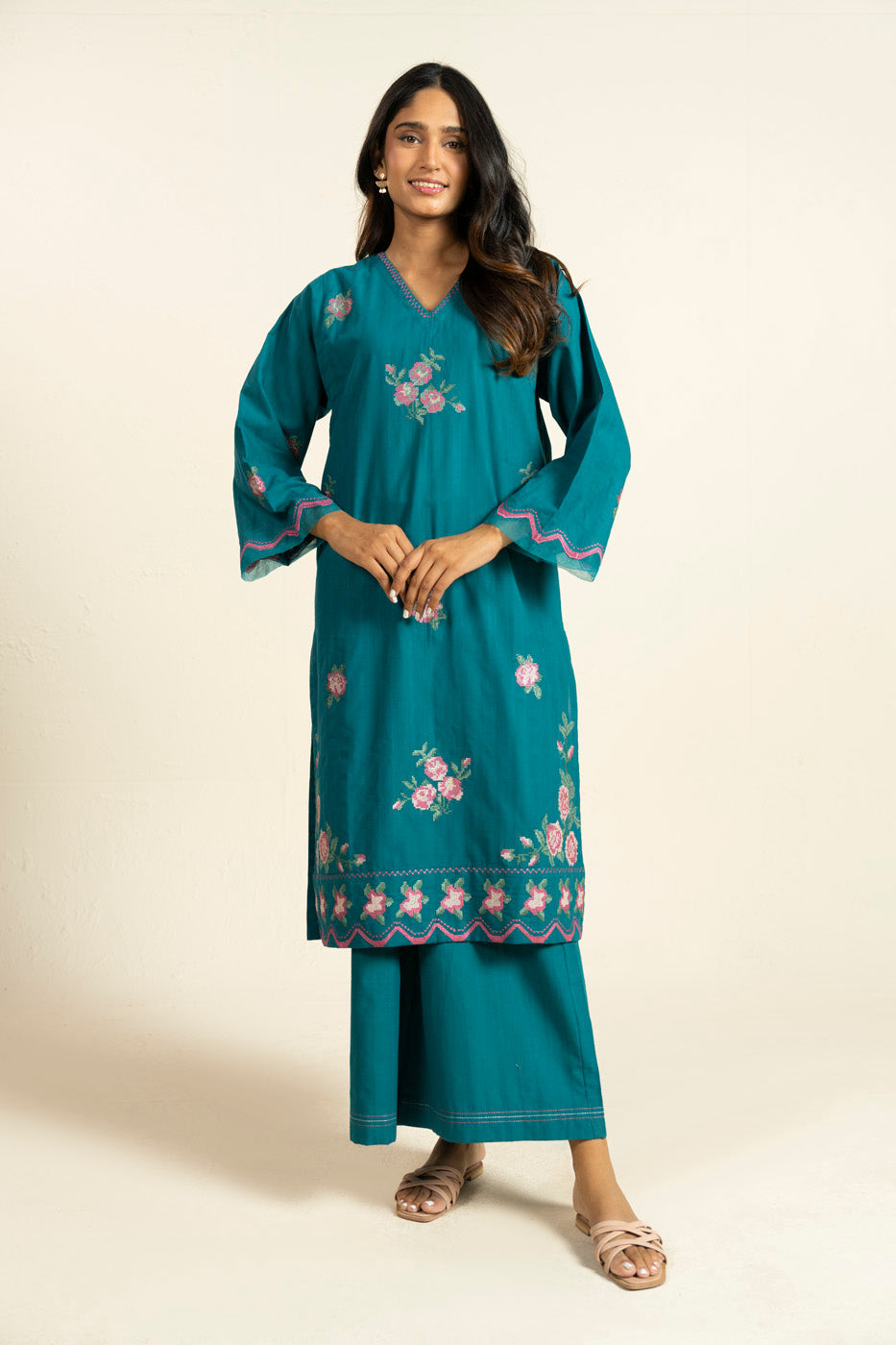 RTW | SHIRT, CULOTTE & DUPATTA