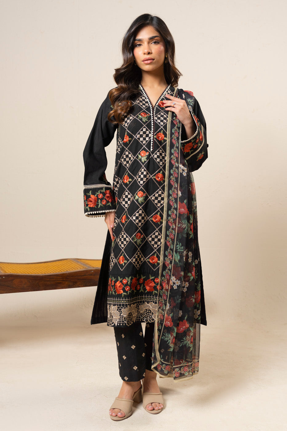 RTW | SHIRT, TROUSER & DUPATTA
